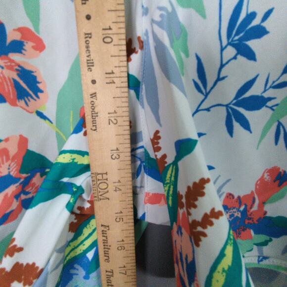 Columbia Bogata Bay Shorts Womens Plus 2X Tropical Print Stretch Omni Shield New - Picture 7 of 9